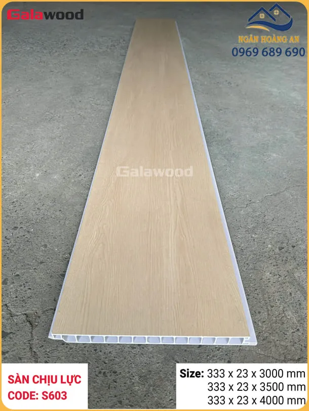 Sàn Chịu Lực Gác Lửng Vân Gỗ Galawood S603X4M